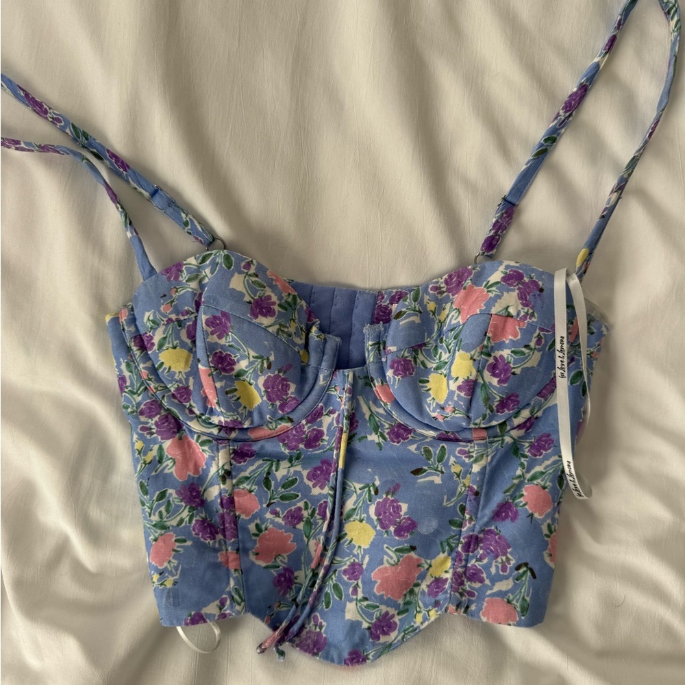 For Love and Lemons Flowers Corset